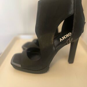DKNY Elegant Black Heeled Shoes